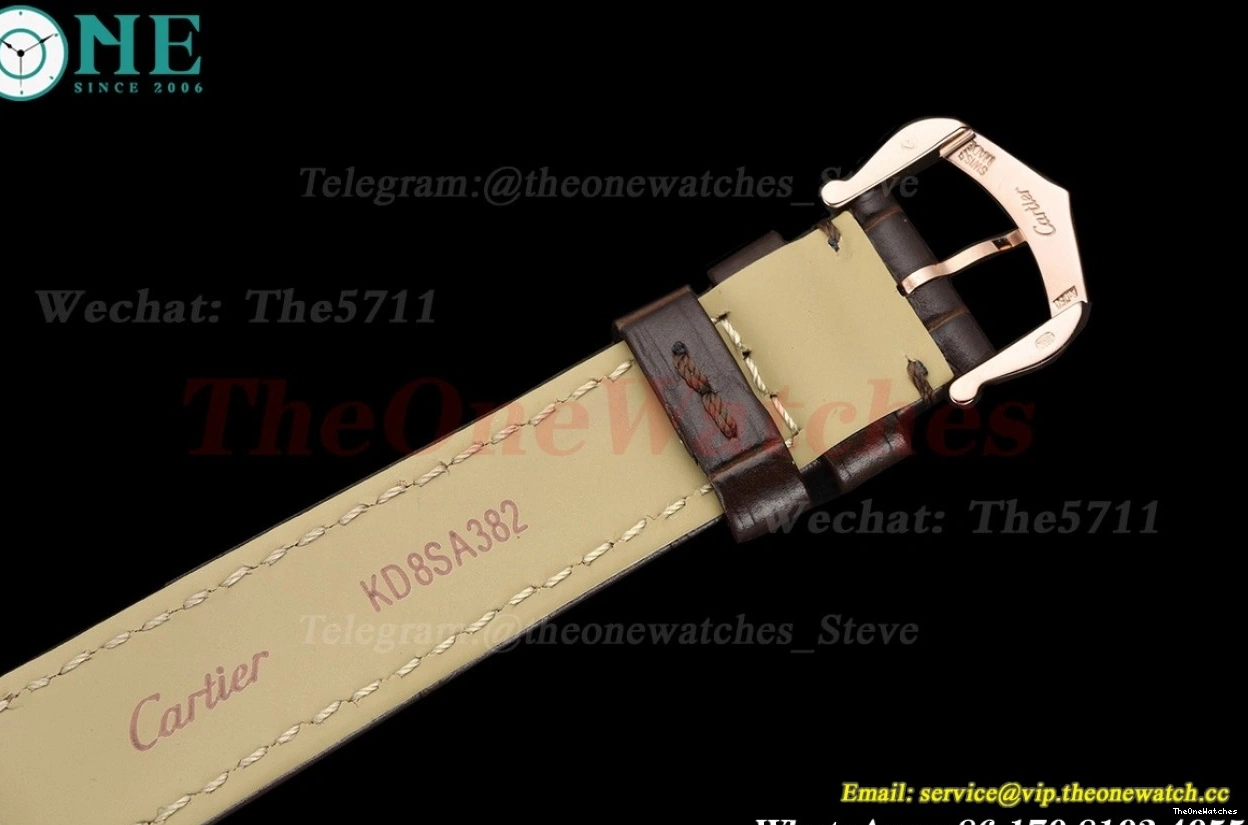 F1F Tank White Louis LE Brown RG 22mm Dial Quartz 0114